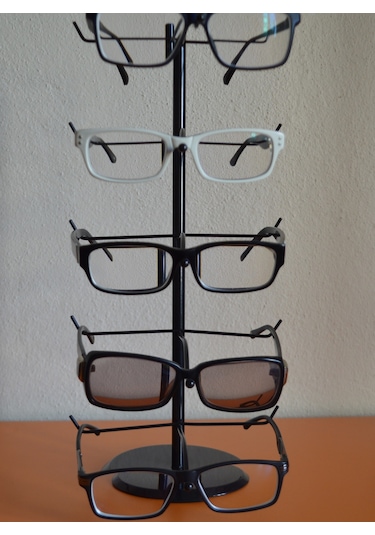 Gözlük Standı Düzenleyecı Organizer 5 Li Siyah