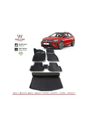 Vw Taigo Paspas Bagaj Havuzu Set 2022 Sonrası 3D Ultraflex