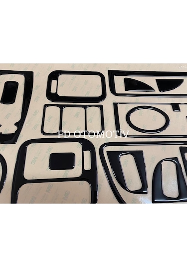 Honda Civic IES 1995-2001 Maun Kaplama Seti Piano Black Renk