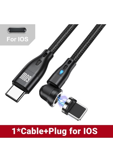 Aufu Pd 60w Manyetik Usb C Kablo Hızlı Şarj Iphone Uyumlu Macbook İpad Xiaomi Samsungaltın2m