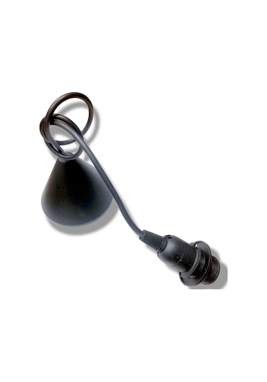 Tek-iş Kablolu Duy E14 Sarkıt E 14 Siyah A3102 02 E 14 Duy