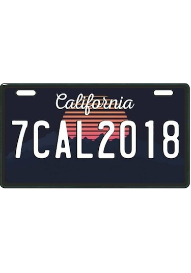 Calıfornia 3 E-bike Plakalık