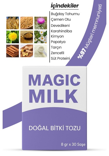 Magıc Mılk Doğal Bitki Tozu