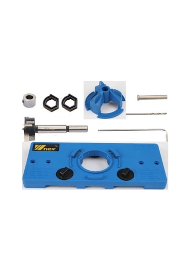 Yeni Dolap Kapı Pencere Dolap Kapı Delik Zımba Menteşe Delik Bulucu Mavi