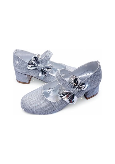 Beebron Ortopedik Topuklu Abiye Kız Çocuk Ayakkabı Shining Series Abiayk2401 Simli Gümüş Gümüş - Simli Beebron Ortopedik Topuklu Abiye Kız Çocuk Ayakkabı Shining Series Abiayk2401 Simli Gümüş Gümüş - Simli