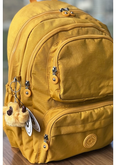 Nemo Group Sırt Çantası Sarı Krinkıl Kumaş Suya Dayanıklı Sarı