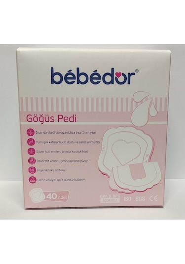 Bebedor Göğüs Pedi 40 Adet İnce Yapı Yeni