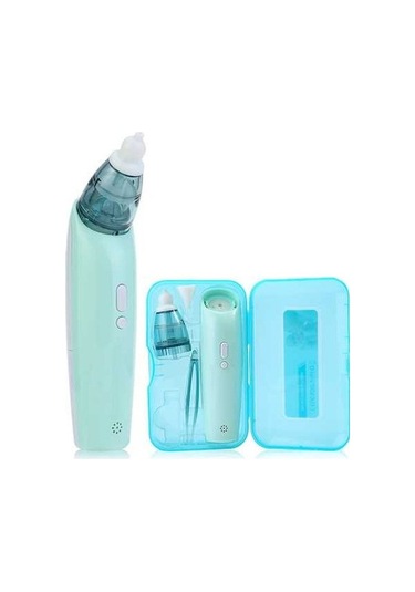 Ulzyvf Yeşil Yeni Küçük Hijyenik Güvenli Gücü Emme Emici, Elektrikli Doğan Çocuklar Burun Bebek Aspiratörü 3 Rw