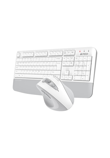 A4tech Fg2500s Plus Kablosuz Q Trk Beyaz Klavye - Mouse Set Optik