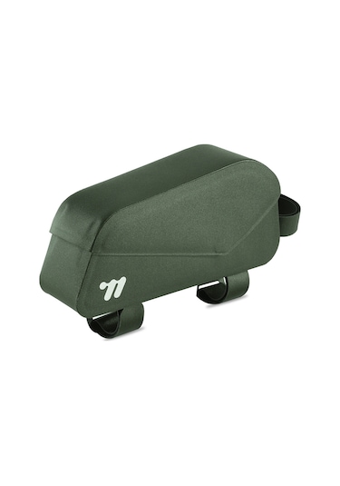Jeemson Manyetik Kapaklı Su Geçirmez Bisiklet Çantası - 1l Kapasiteli, 600d Tpu, Rüzgar Direncini Azaltan Tasarım, Kolay Kurulum Yeşil