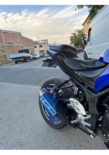 Yamaha Mt-25 Egzoz Koruması Mavi