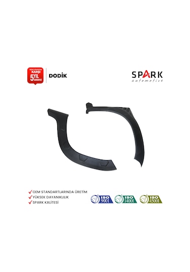 Dacia Duster 2010-2017 Yıl Aralığı Uyumlu Hornet Dodik Set 12 Parça