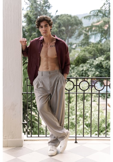 Mai Collection Geaohrid Vizon Erkek Pantolon Vizon