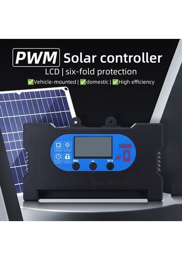 Hfambition 40a Pwm Güneş Paneli Kontrolörü 12v/24v Otomatik Uyumlu 98% Verimlilik Oled Ekranlı Usb+type-c Çıkışlı Aşırı Şarj-koruma