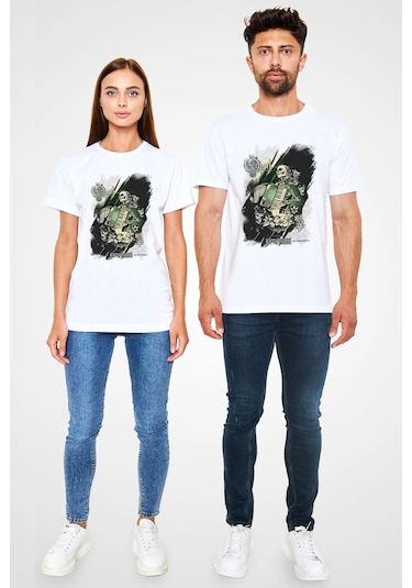 Adrift Opeth Baskılı Unisex Beyaz Tişört Beyaz