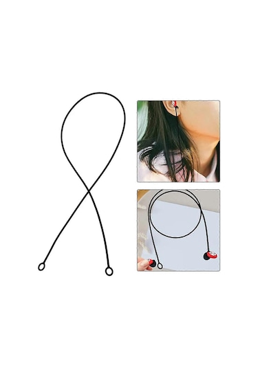 Kulak Tıkacı Kulaklık Askıları Kulak Tıkacı Kulaklıklar Kolye Aksesuarları Kulaklık İpi Kaybolmaya Karşı Kordonlar Spor Bantları 2025.