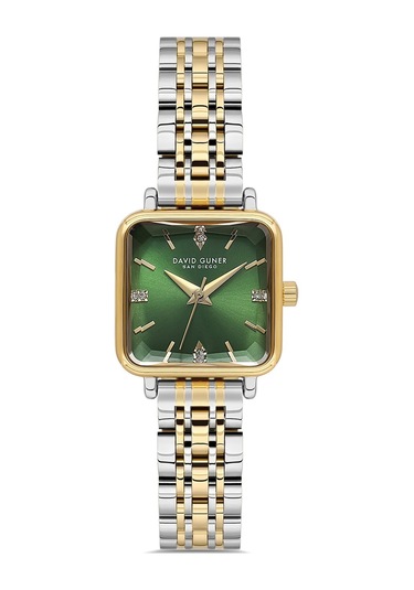 David Guner Dg-9068la-d10 Gold - Gri Kadın Kol Saati