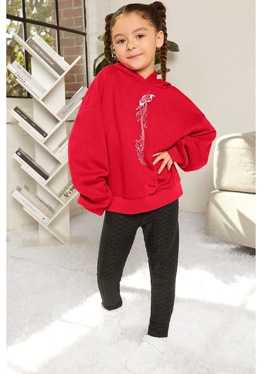 Çocuk Song Butterflies Baskılı Sweatshirt Siyah