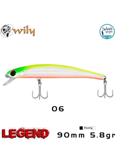 Wily Legend 90f 9cm 5.8gr No:06 Maket Balık