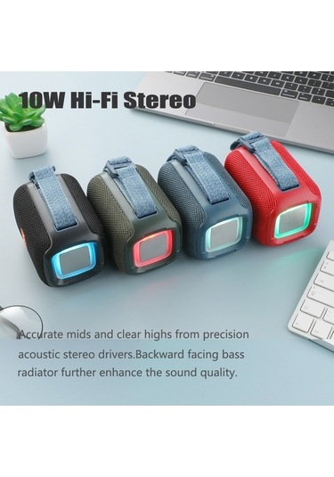 Besthome1 Tg339 Rgb Bluetooth Hoparlör, Mükemmel Ses Kalitesi