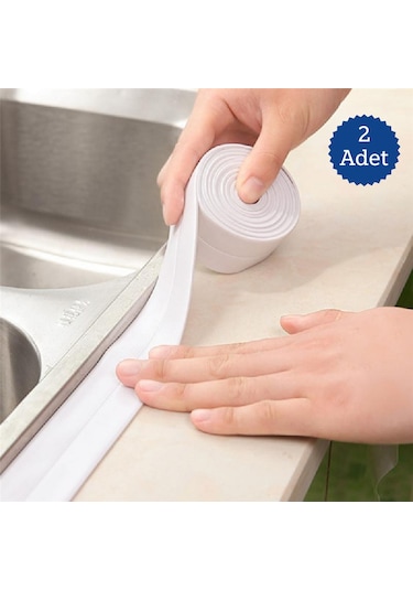 Su Sızdırmaz Geçirmez Bant Lavabo Küvet Kenar Bandı 2 Adet