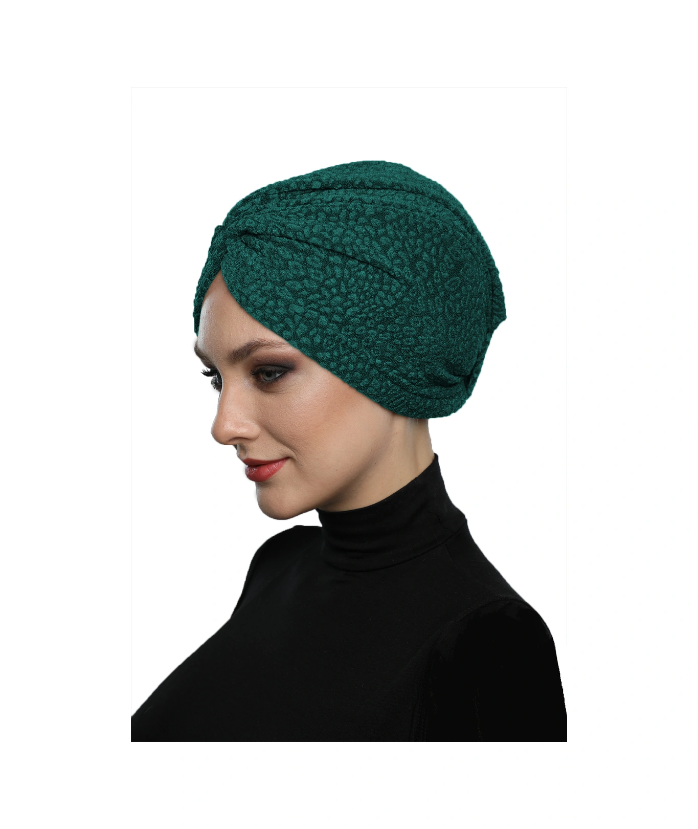 Brokar W Hürrem Rengi Hazır Türban Tesettür Bone Hürrem