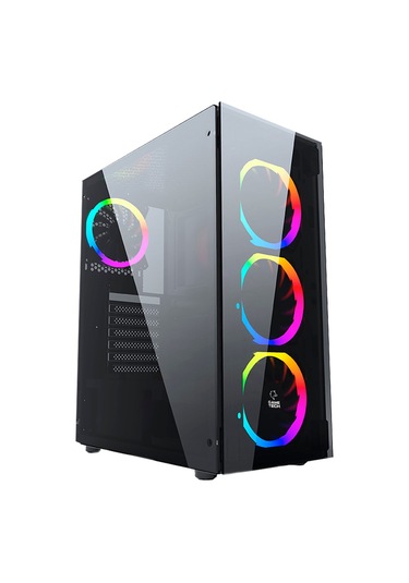 Gametech Ares Rainbow 4x120 MM Fanlı Oyuncu Bilgisayar Kasası