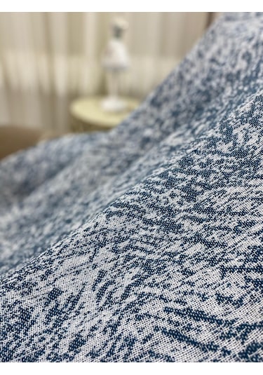 Özlü Home Pamuklu Koltuk Örtüsü Kot 170 x 220 CM