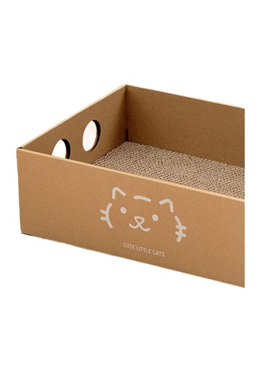 Suntek Kedi Tırmalama Pedi Büyük Karton Ev Kedilerin Stil-a