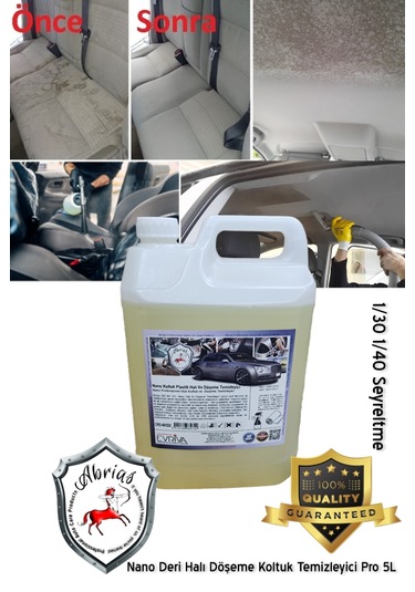 Abrias Nano Halı Leke Deri Ve Döşeme Temizleyici Pro 5kg 1/40