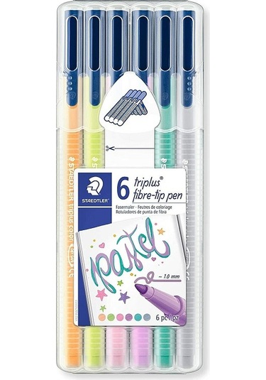 STAEDTLER KEÇELİ KALEM 6LI PASTEL 323 SB6CS01