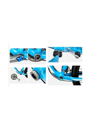Suntek Bisiklet Alt Braketi Temizleme Aleti Ekipmanları Mavi