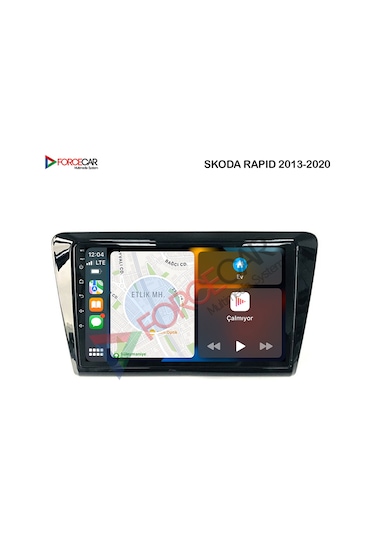 SKODA RAPİD ANDROİD MULTİMEDYA 2_32 KABLOSUZ CARPLAY