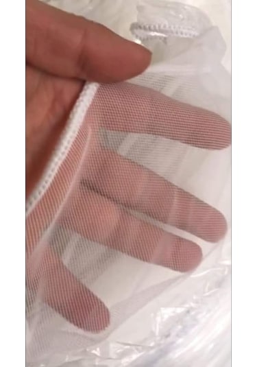 Tül Perde Fransız Danteli Zemini Sade Spor Tül Perde. (331042246)