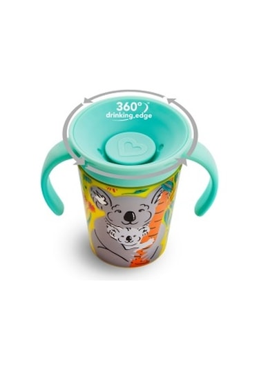 Munchkin Mucize 360 Alıştırma Bardağı 177 ML 6+ Ay Koala Yeşil