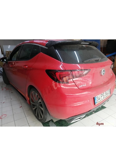 Opel Astra K 2015 Marşpiyel Seti - Kanallı Model - Boyasız Plastik