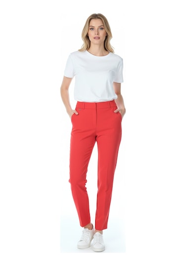 Ayhan Kadın Pantolon 26krb71284 Kırmızı
