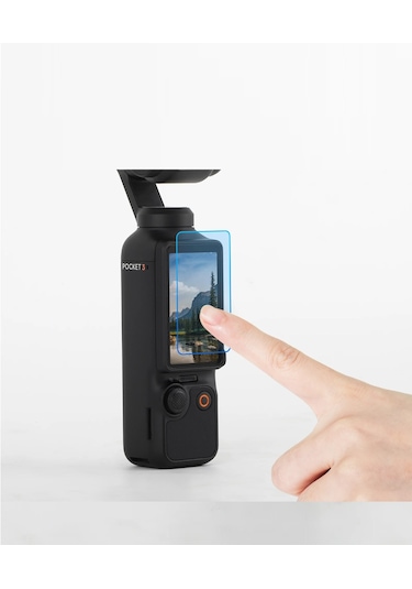 Djı Osmo Pocket 3 Uyumlu Ön 6 Adet Şeffaf Ekran Koruyucu Nano Jel
