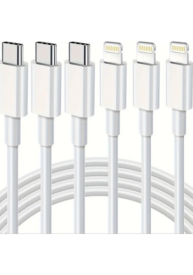 Willowhaven 1 Adet 10ft Usb C - Lightning Hızlı Şarj Kablosu İphone İpad Uyumlu Beyaz