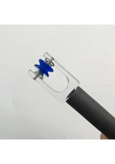 Chuangyinshop 1 Adet Ayarlanabilir Cam Kıvırma Ve Parlatma Aleti, Çift Yaylı Rulo, Konforlu Köpük Tutamak