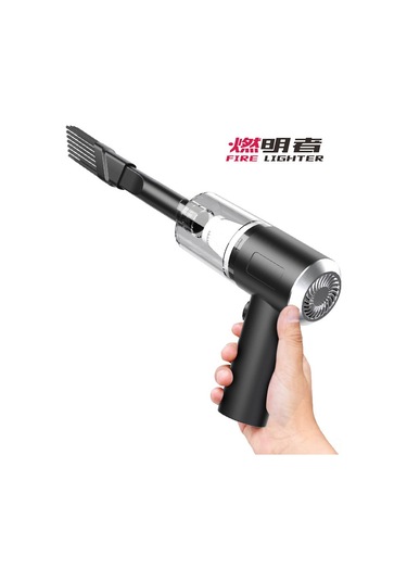 Ranyeek Siyah Usb Şarjlı Kablosuz Ev Arabalı Süper Güçlü Otomatik Süpürge - Ev Ve Araç İçin Pratik Temizlik Aleti