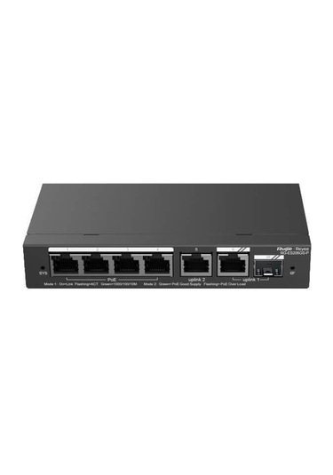 Ruijie Reyee RG-ES206GS-P 4 Port Poe 54W 1Xrj45 Uplink +1xsfp Combo Uplink Gigabit Poe Yönetilebilir Switch