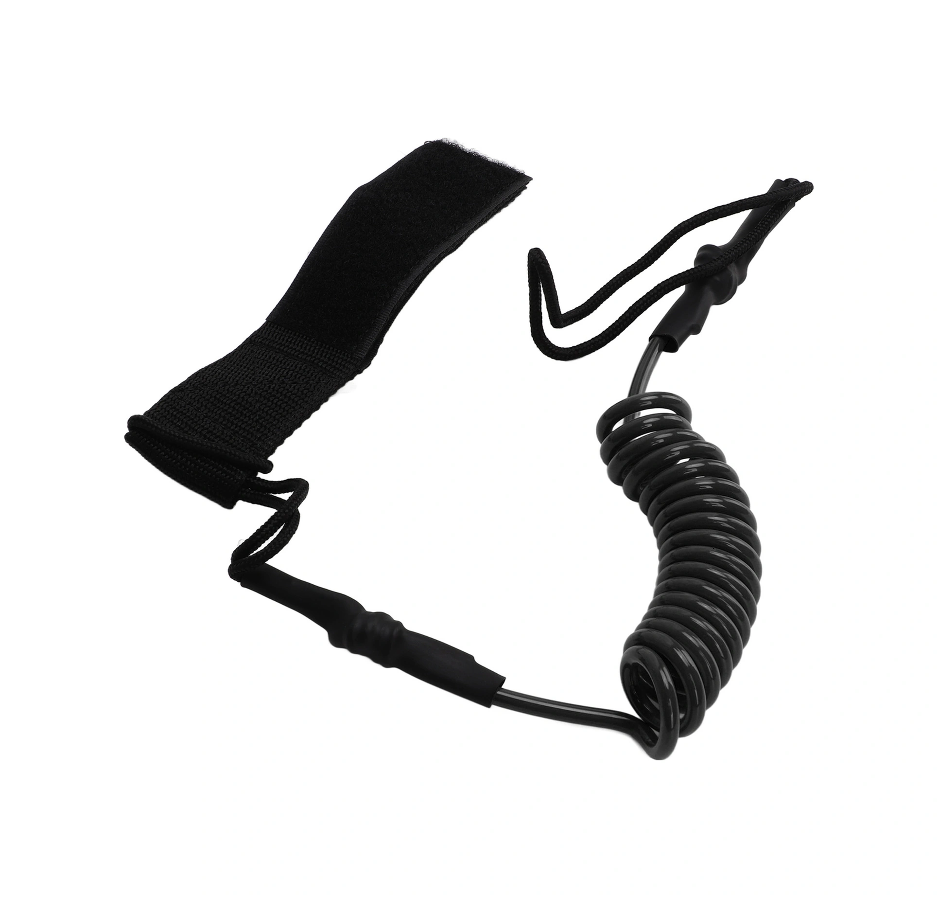 Vkemall Tpu Kayak Kayık Çubuk Güvenlik Kordonu: Dalgalar Tahtası İçin Kayıp Engelleme, Esnek Yaylı, Halka Kanca Ve Ayarlanabilir, Siyah