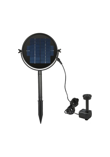 Decdeal 9v 3w Güneş Paneli Güneş Enerjili Şelale Daldırmalı Fırçasız Su Pompası Seti Kuş Banyosu Göleti İçin 190l/h 170cm Yükseklik