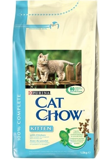 Purina Cat Chow Kitten Tavuklu Yavru Kedi Maması 1500 G