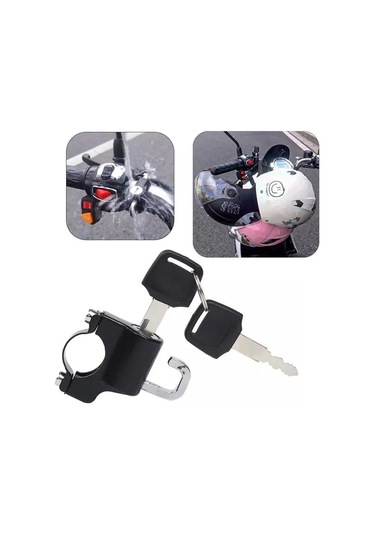 Sh Sunup Sn-24295 22-26mm Universal Motosiklet Kask Kilidi Najmaddin