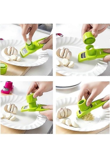Sarımsak Öğütücü - Sarımsak İçin El Öğütücü, 2024 Yeni El Presli Çok Renkli