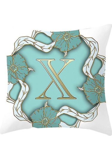 Yastık Kılıfları Alfabe Dekoratif Yastık Kılıfları Harf Çiçekleri Diğer