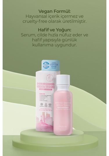 Muldream Intense Barrier Hassas Ciltler için Onarıcı Tonik 110 ML