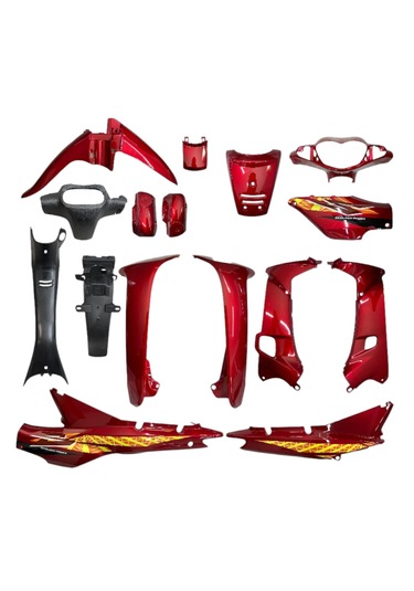 Kalipso - Çelik Cub 100 Grenaj Set Kırmızı